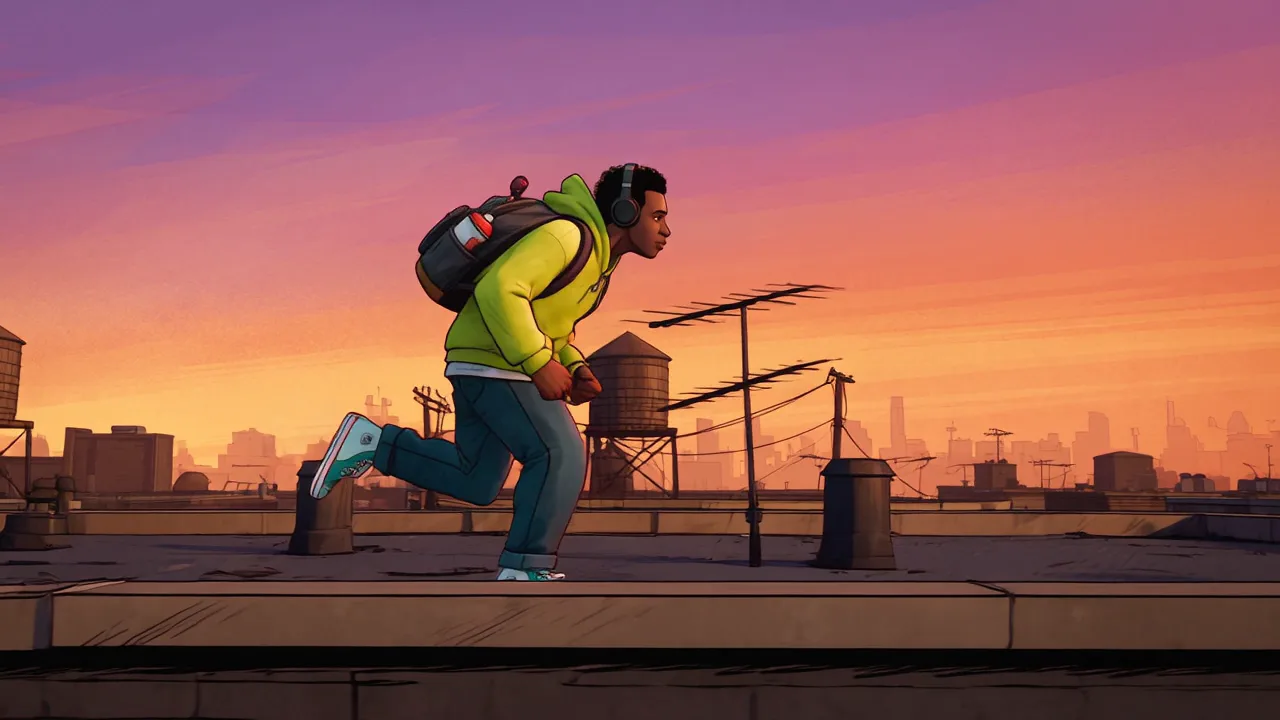 Rooftop Parkour — Seedance 2.5 sample