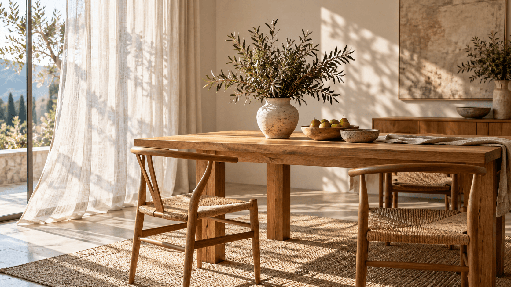 Interior brightening concept with controlled window highlights