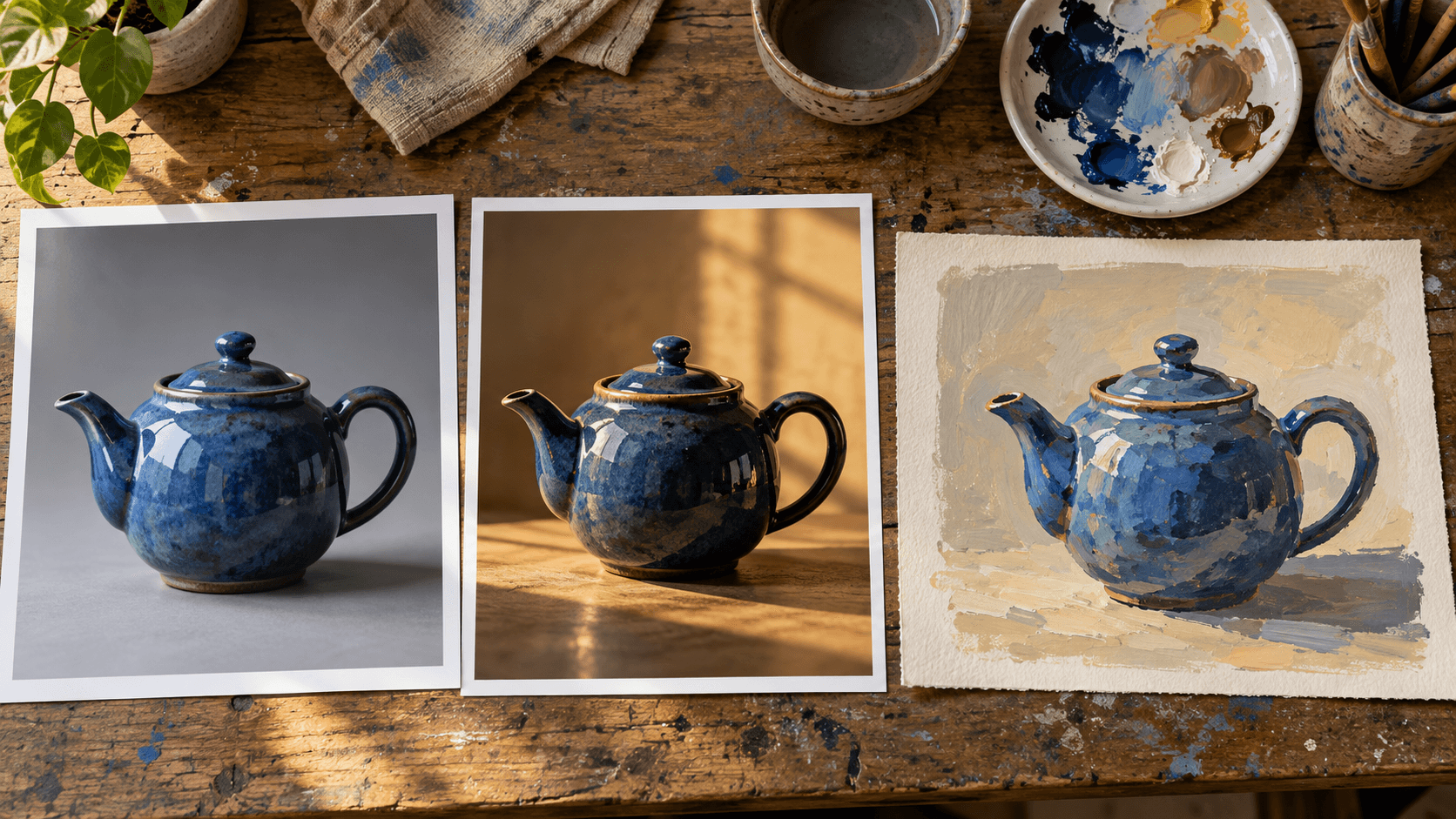 Comparing close, warm-light and illustration recreation directions