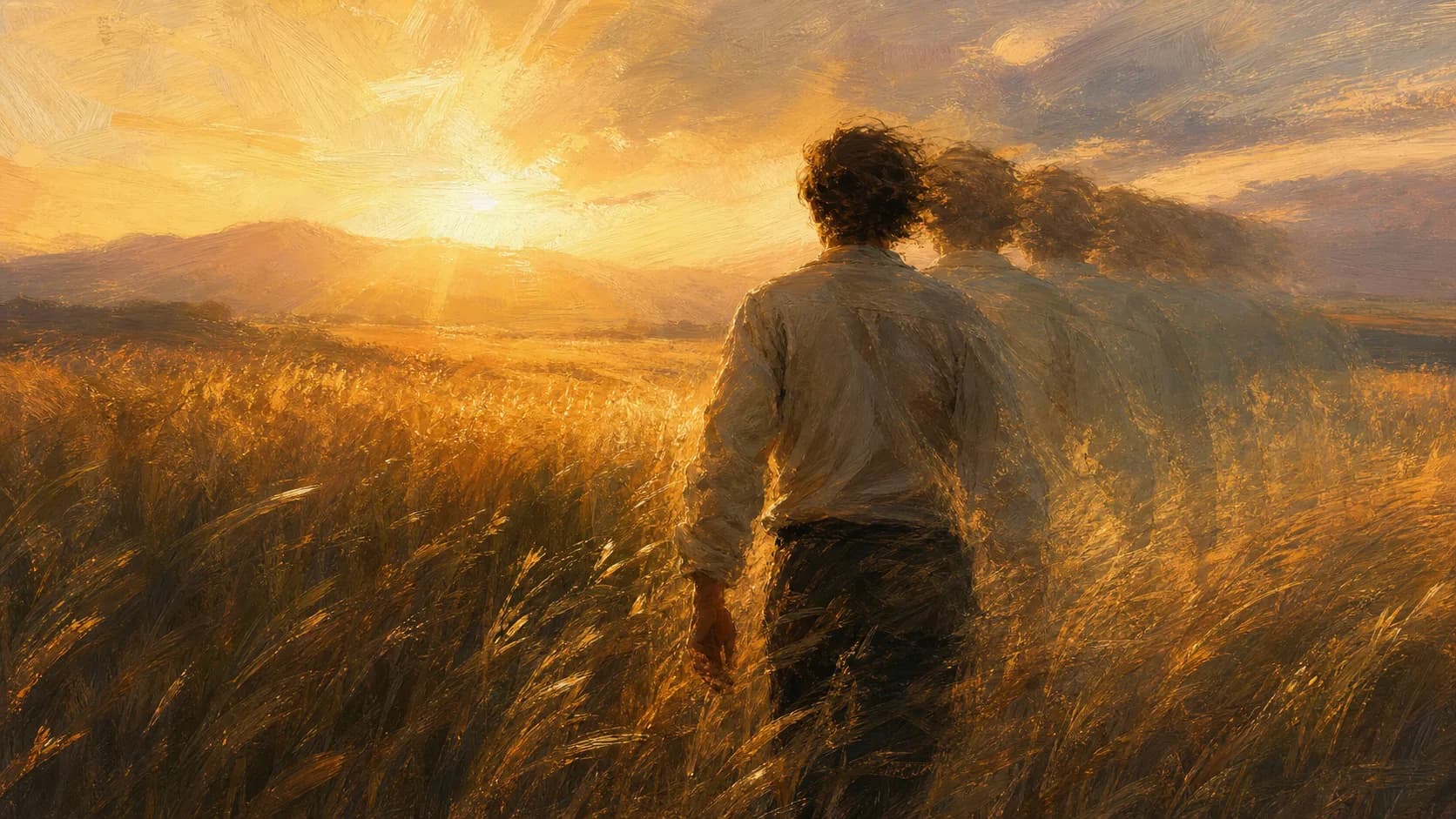 Illustrative sample of Moonvalley Marey artistic AI video — a painterly, stylized cinematic frame (representative example, not a verbatim model render)