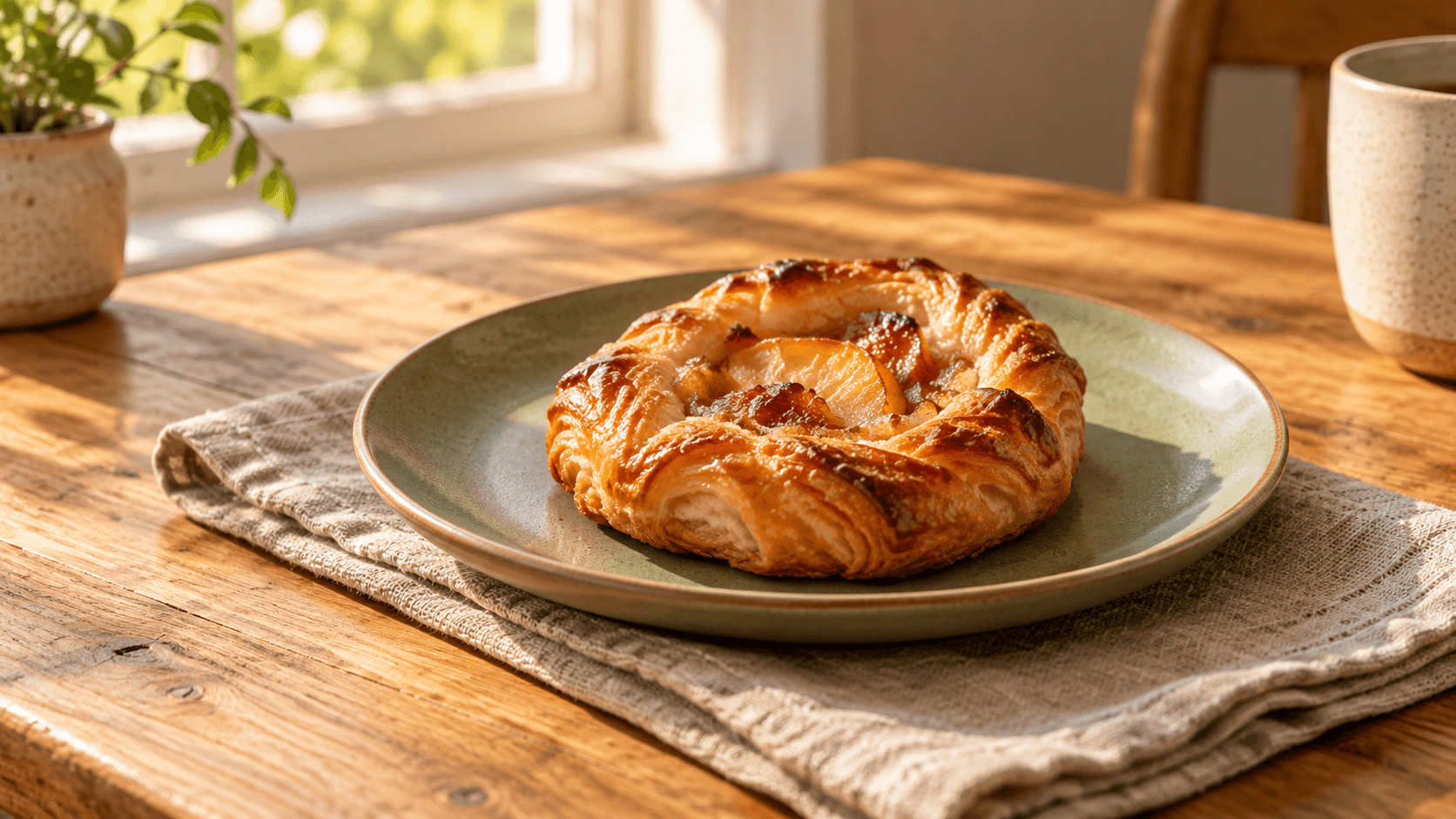 Food prop concept combining pastry and tableware