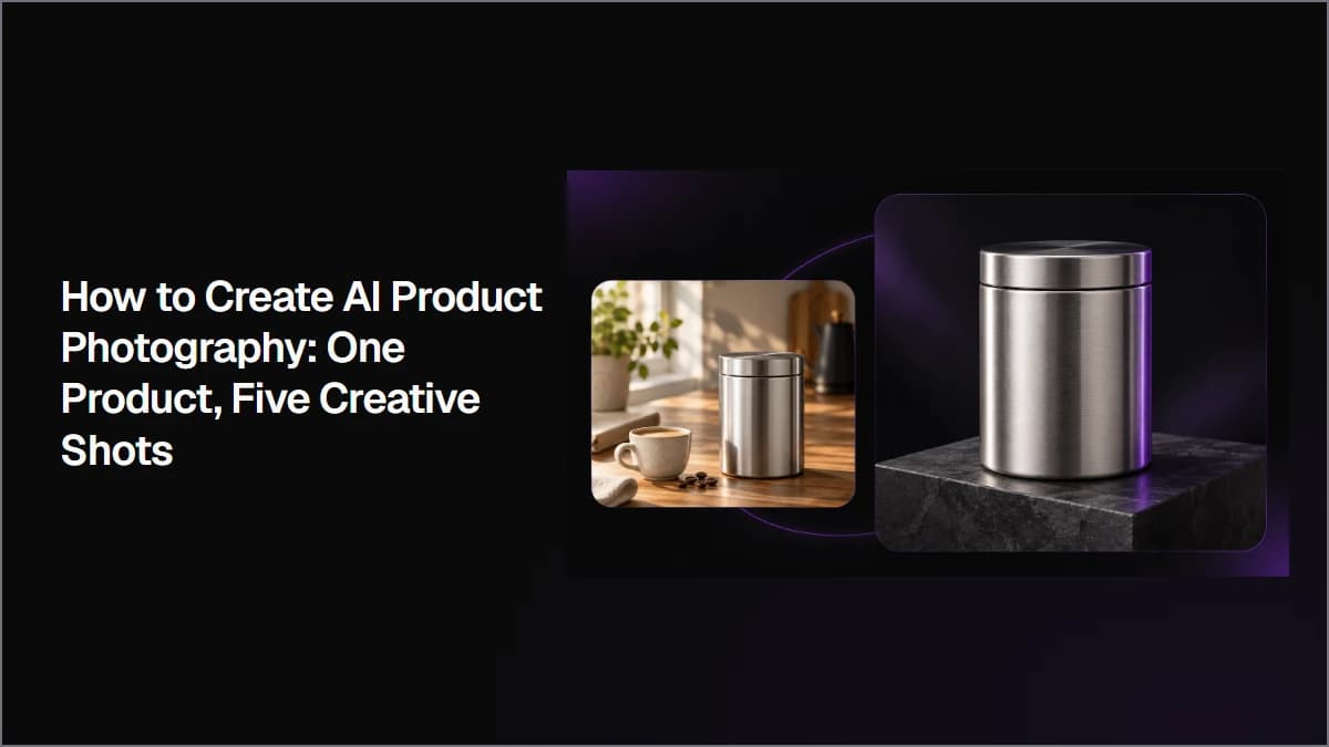 How to Create AI Product Photography: One Product, Five Creative Shots