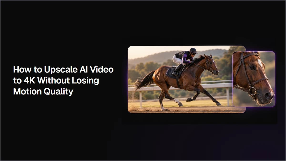 How to Upscale AI Video to 4K Without Losing Motion Quality