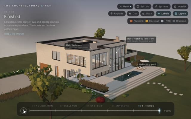 3D House Construction Animation — video poster