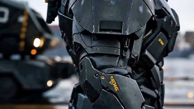 Cinematic Sci-Fi Warrior Battle Sequence — video poster