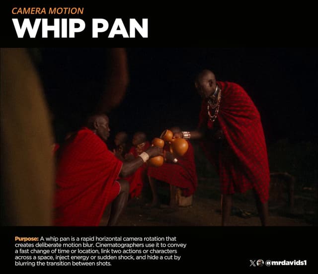Whip Pan Camera Motion AI Video — video poster