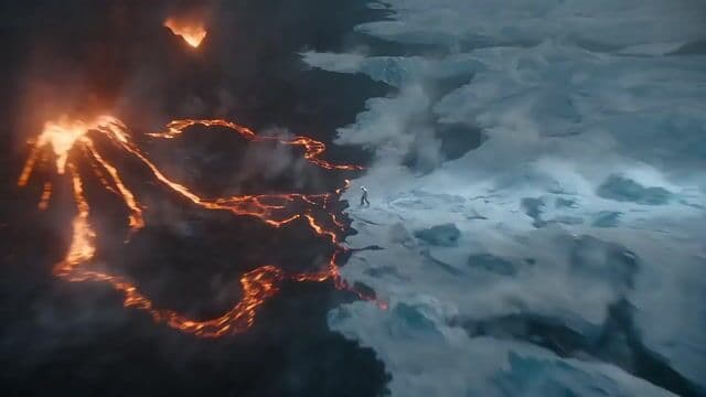 Epic Ice and Fire Disaster Action Prompt — cover