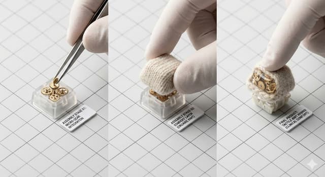 E-commerce Main Image - Mechanical Keyboard Keycap Product Photography Prompt — output