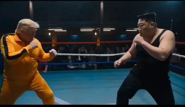 Trump vs Kim Jong Un Boxing Match — cover