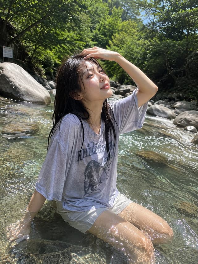 Social Media Post - Candid Mountain Stream Portrait — output