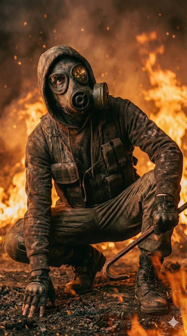 Game Asset - Post-Apocalyptic Survivor Cinematic Realism — output