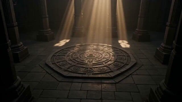 Cinematic Temple Mandala Descent — cover