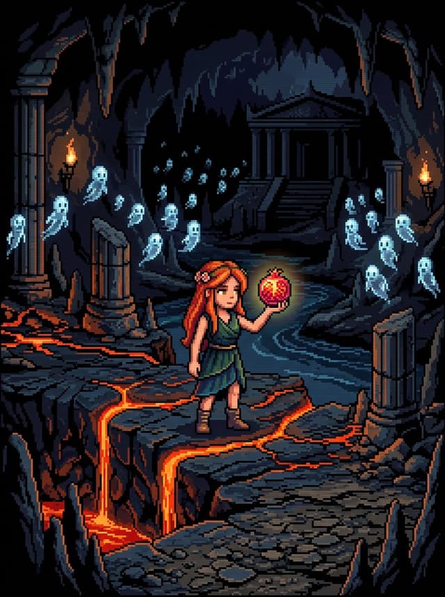 Game Asset - Retro 8-Bit Pixel Art Persephone — output