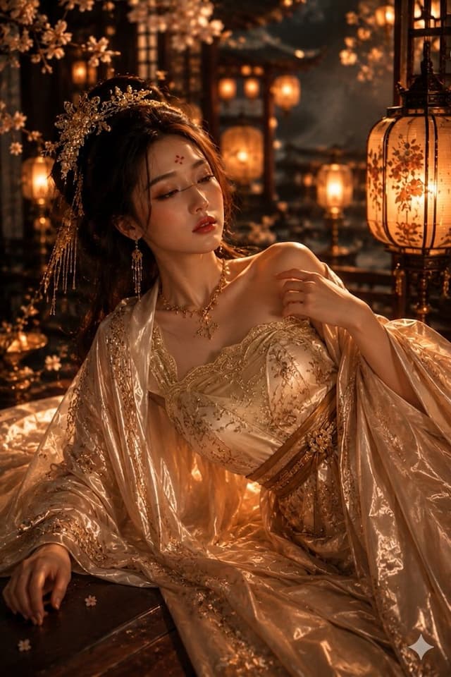 Product Marketing - Ancient Chinese Empress Palace Portrait — output