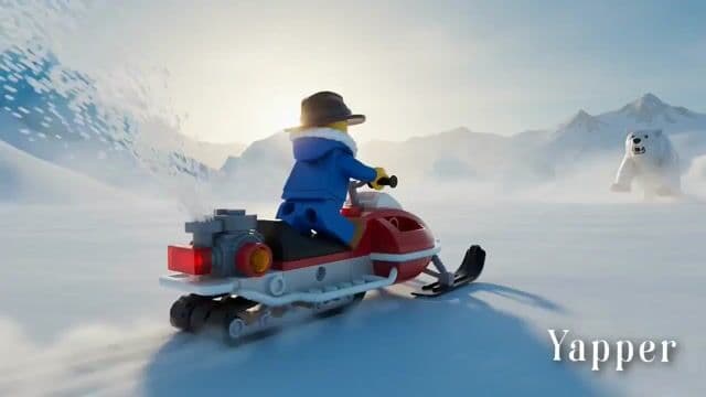 Lego Explorer Chased by Polar Bear — cover