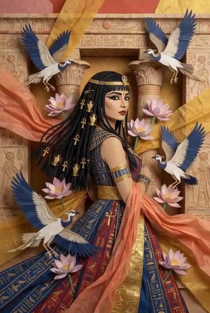 Egyptian Paper Art Queen — cover