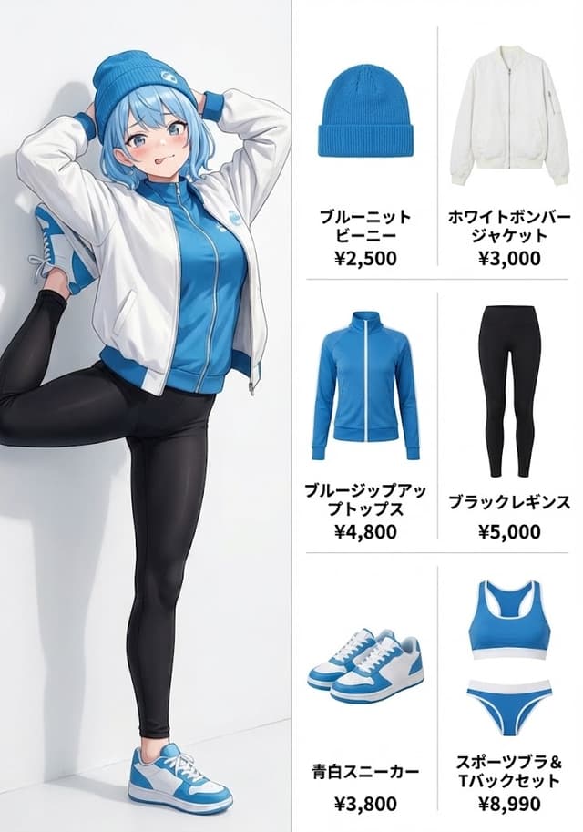 OOTD (Outfit of the Day) Fashion Diagram Prompt — output