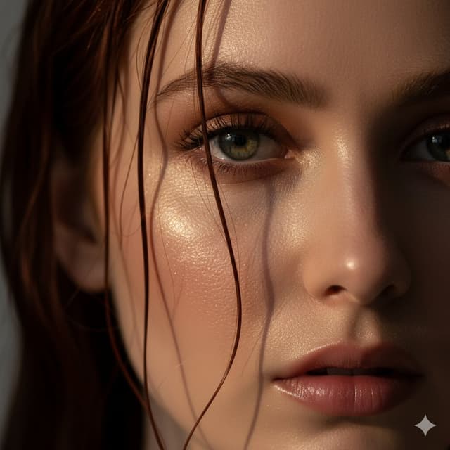 Extreme Close-Up Portrait Prompt (Focus on Texture) — output
