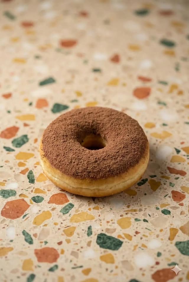 E-commerce Main Image - Vertical Studio Product Photography of a Chocolate Donut (3 Variations) (Duplicate) — output
