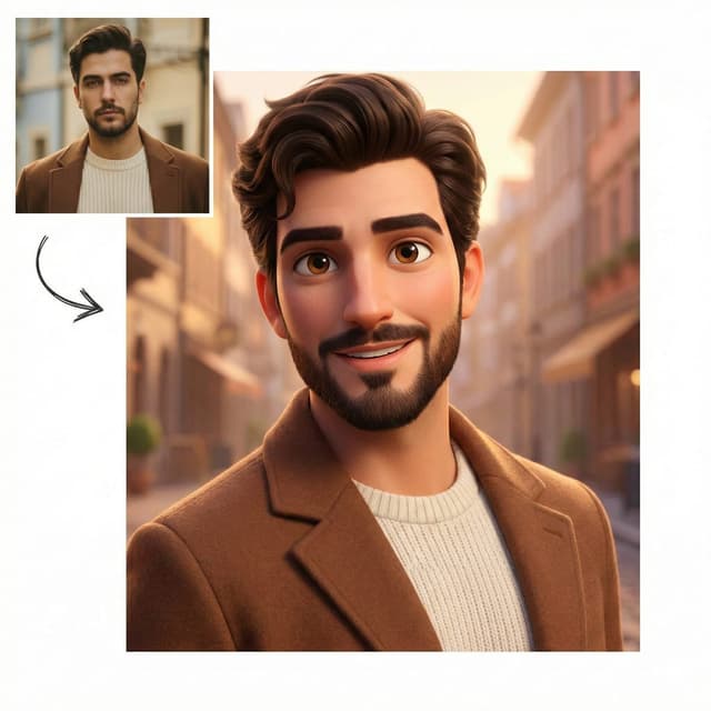 Profile / Avatar - Pixar-Style Character Comparison Prompt — output