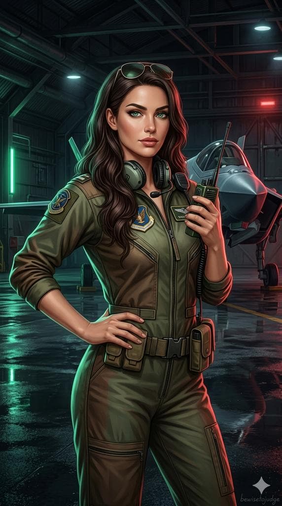 Comic / Storyboard - Military Flight Jumpsuit Portrait — output