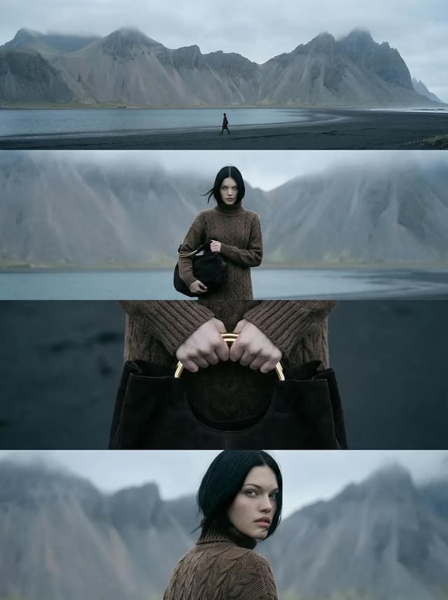 Cinematic Nordic Editorial Image Stack — output