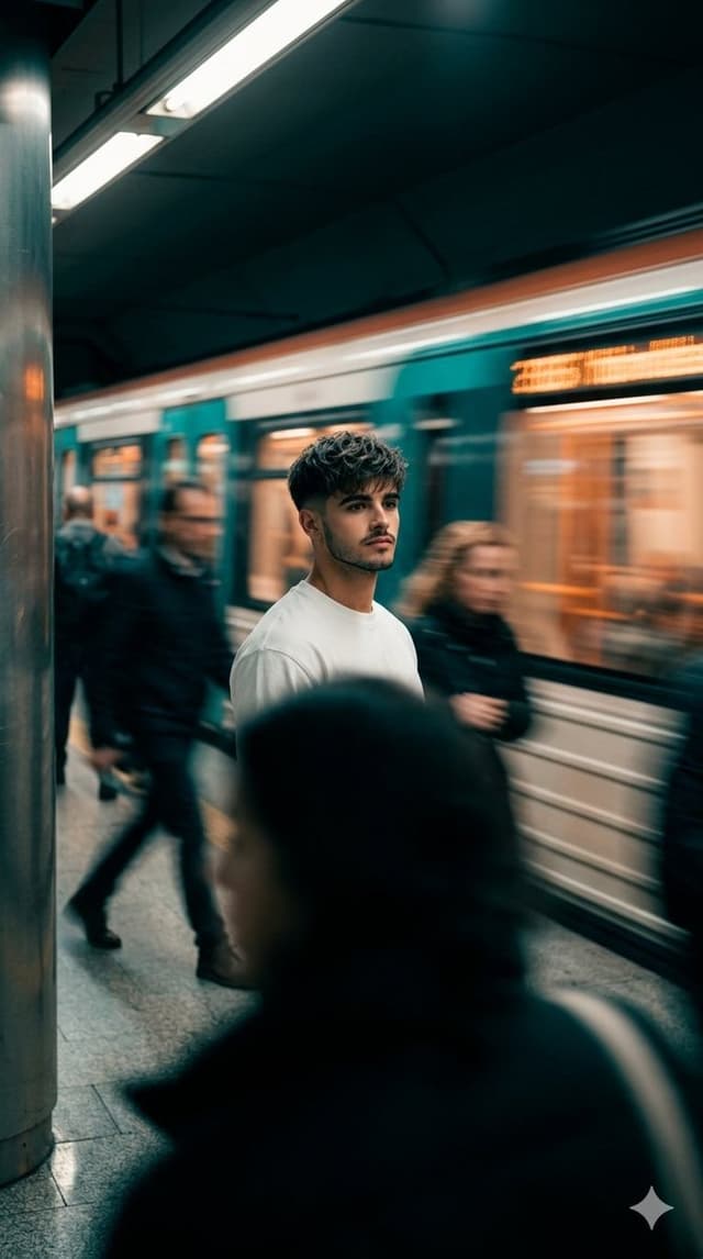 Cinematic Subway Motion Blur Portrait — output