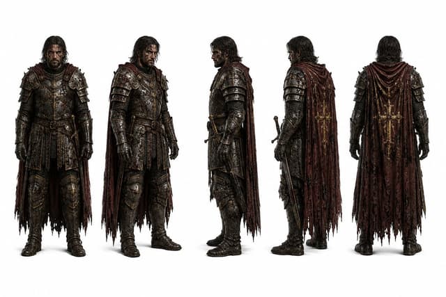 Game Asset - Cinematic Dark Fantasy Battle — output