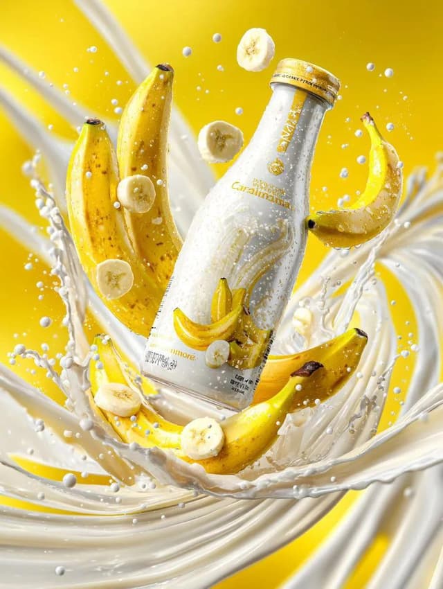 E-commerce Main Image - Banana Milk Commercial Ad — output