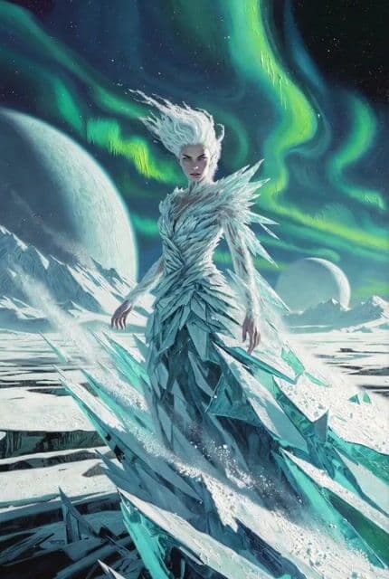 Ice Queen Oil Painting — cover