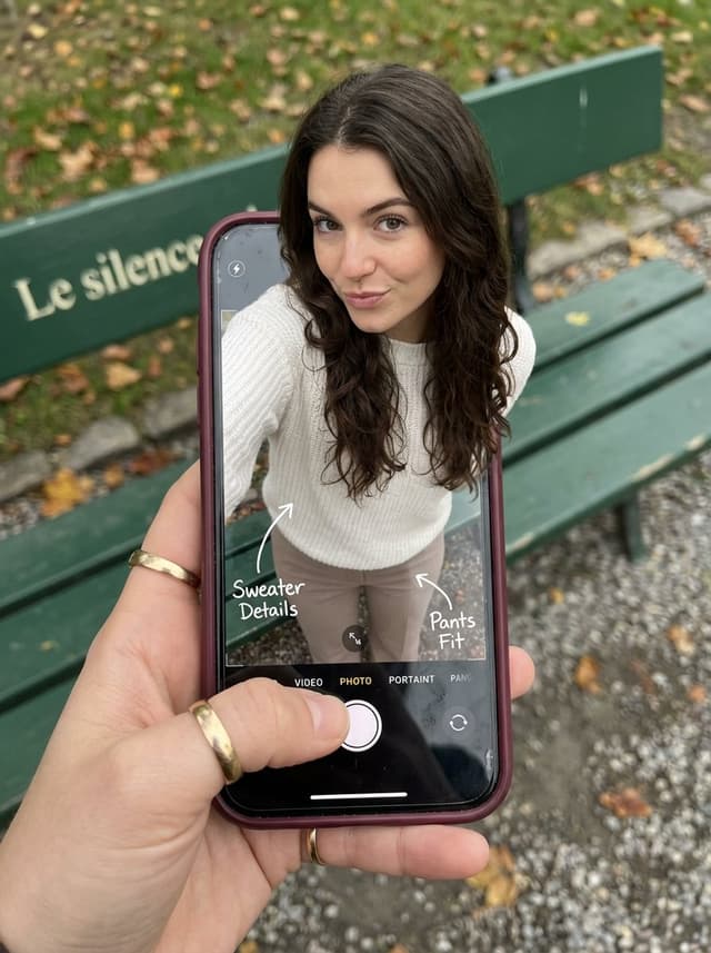 Optical Illusion: Stepping Out of a Smartphone Screen — output