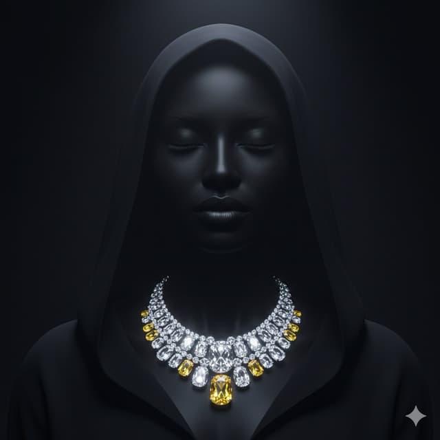 Dramatic Low-Key Portrait with Glowing Gemstones — output
