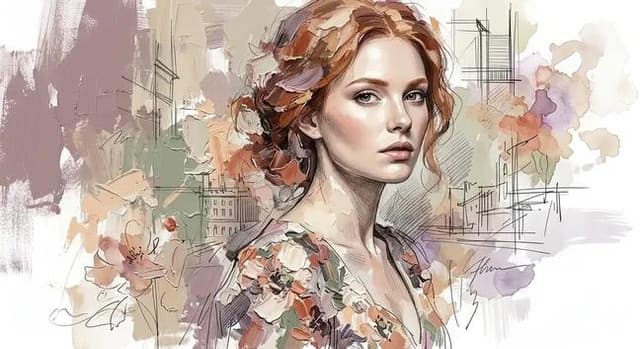 Social Media Post - Impasto Oil and Sketch Mixed-Media Portrait — output