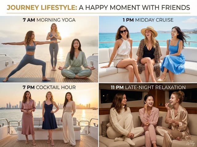 4-Panel Lifestyle Grid with Celebrities Prompt — output
