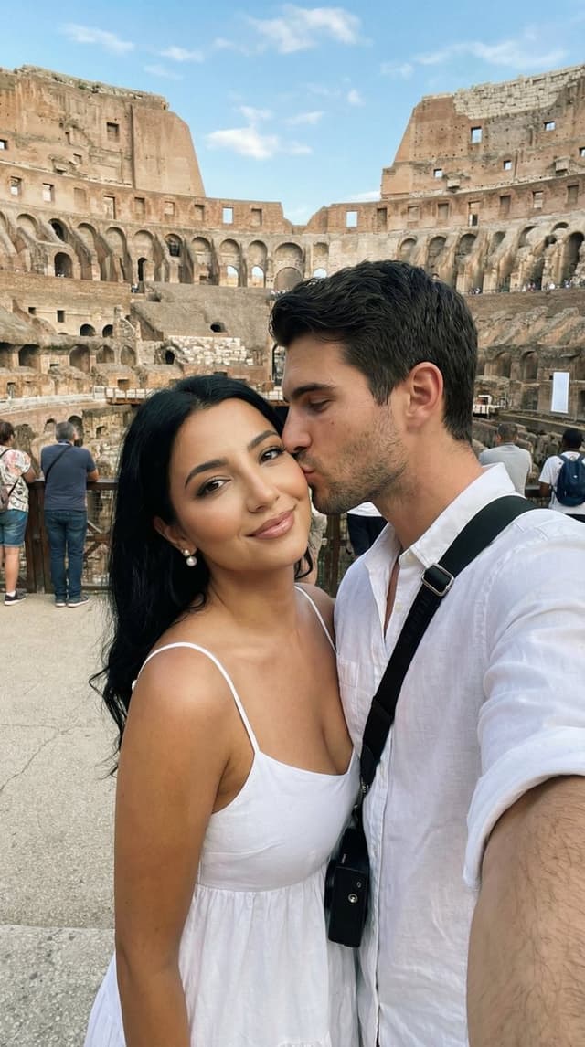 Social Media Post - Photoreal Cinematic Travel Editorial in the Colosseum — output