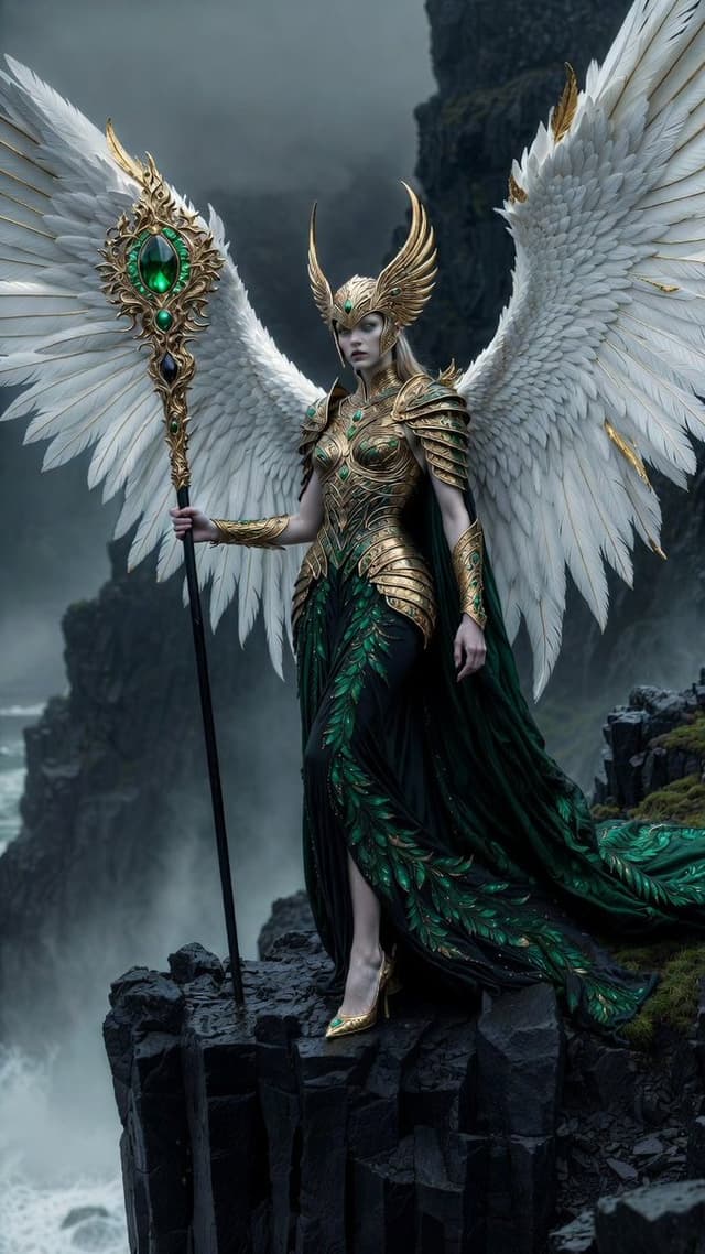Celestial Phoenix Elven Empress — cover