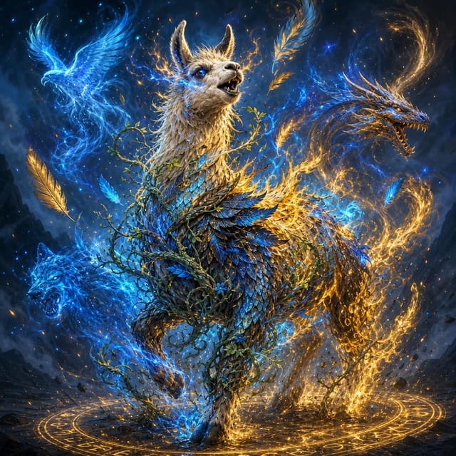YouTube Thumbnail - GPT Image 2 Prompt for Magical Llama Transformation — output