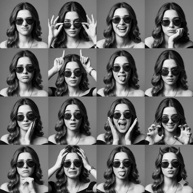 Profile / Avatar - Expressive Photobooth Grid — output