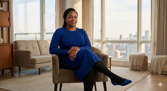 High-Fashion Penthouse Portrait Prompt — output
