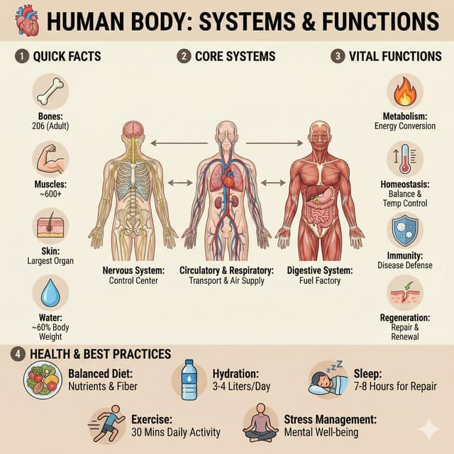 Infographic / Edu Visual - Ultra-Clean Anatomy Infographic Prompt — output