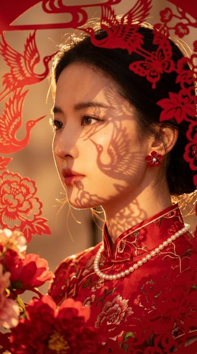 Social Media Post - Image Generation Prompt for Festive New Chinese Style Portrait (Duplicate) — output