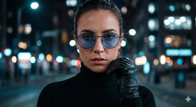 Cinematic Close-Up Portrait Prompt with Dark Luxury Aesthetic — output