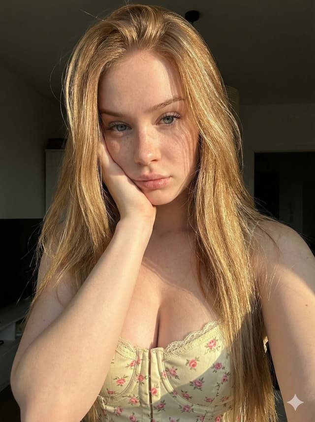 Golden Hour Freckled Portrait — output