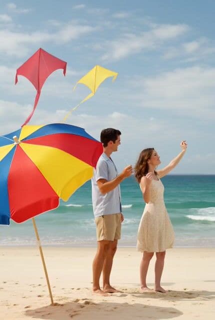 Fifties Style Beach Kites — cover