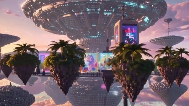 Pastel Pink-Blue Dyson Swarm — cover