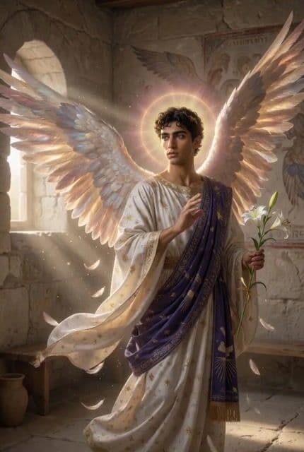 Grok Imagine Prompt: Hyper-realistic Archangel Gabriel — cover