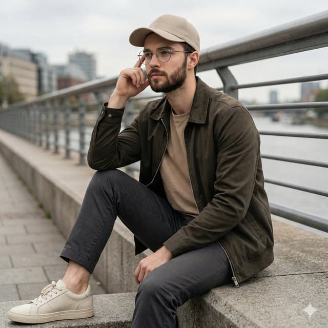 Profile / Avatar - Cinematic Lifestyle Portrait on Riverside Promenade Prompt — output