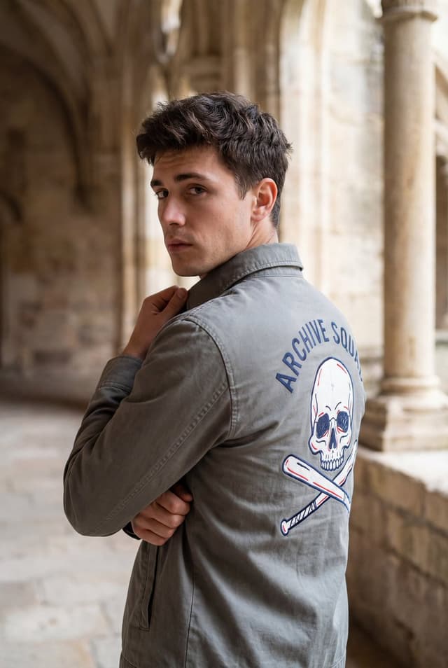 Editorial Portrait with Architectural Backdrop — output