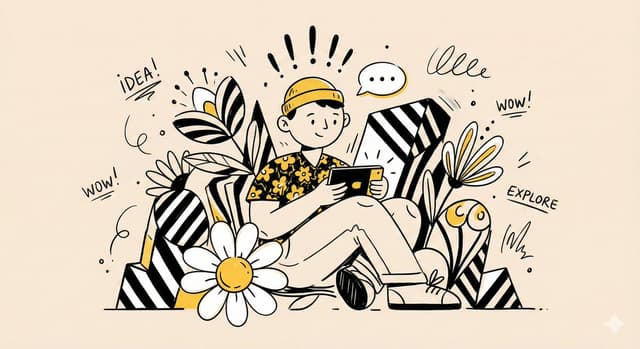 Whimsical Flat Illustration Generator — output