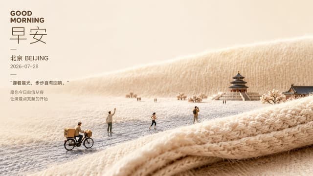Infographic / Edu Visual - Soft Miniature Beijing Morning Poster — output